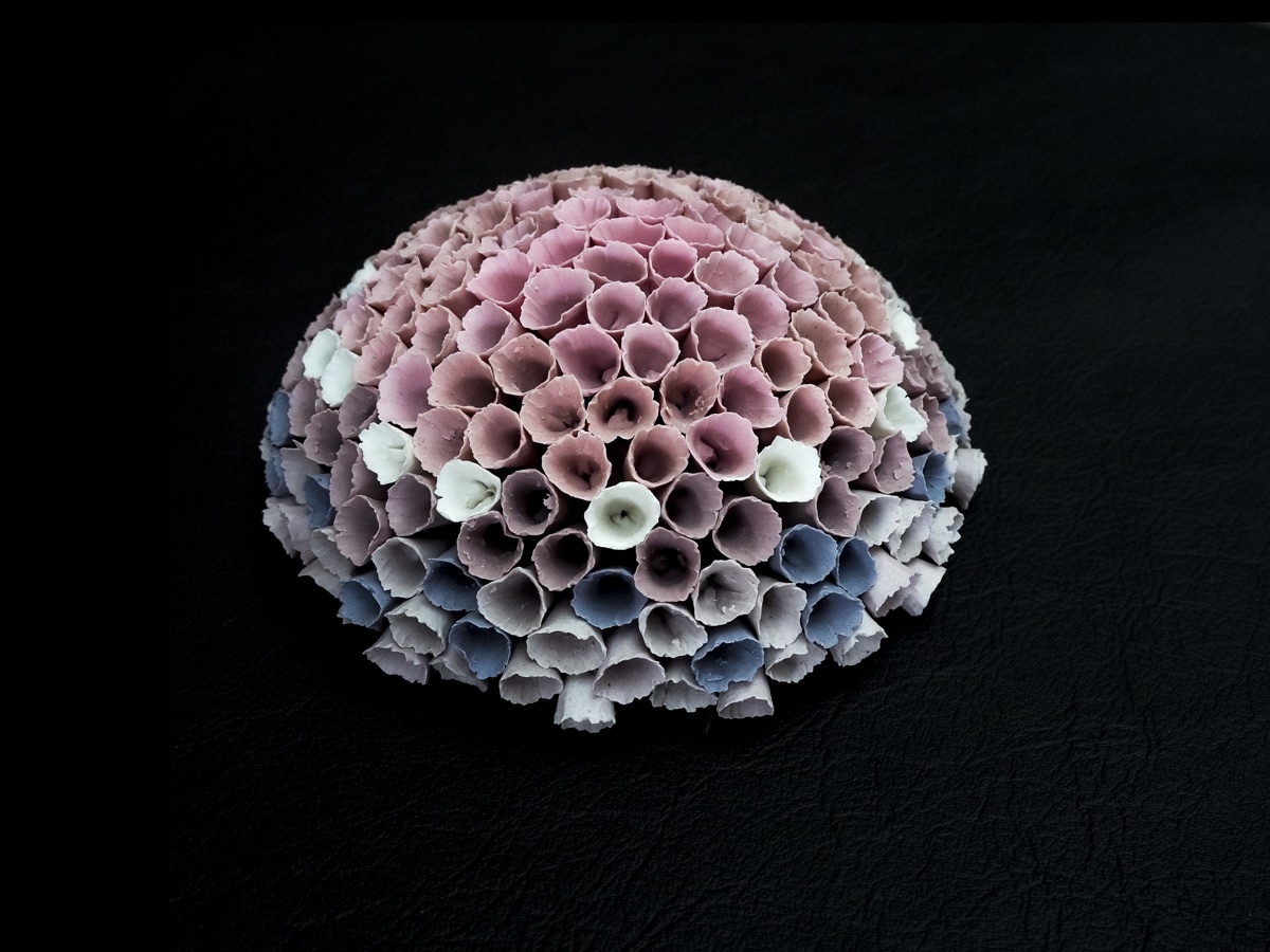 Dimidium Sphaera A — nerikomi sculptural work
