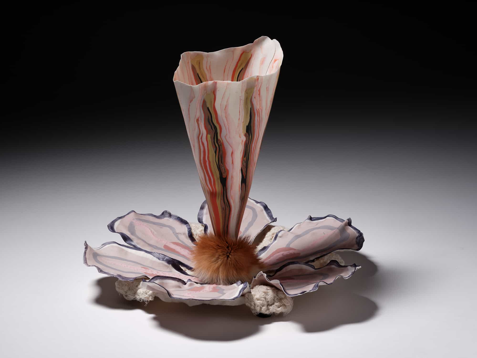 a magna laetus flos 1 — nerikomi micro-sculptural work at Paranaple Arts Centre